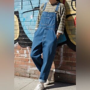 For Joseph Blue Denim Overalls size L